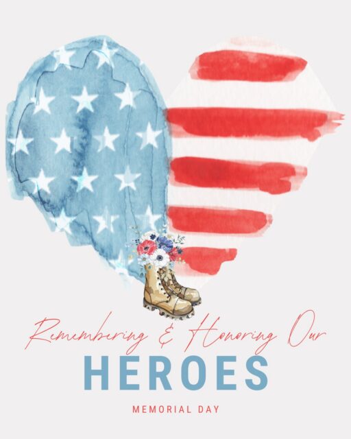 Today we remember the brave and courageous men and women who gave everything for our freedom. Their sacrifice will never be forgotten and we will forever be grateful for them. 🇺🇸♥️🤍🩵