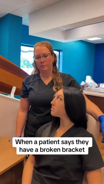 We understand it happens sometimes! Make sure to always let us know when you break a bracket so you can come in and get it fixed!

#funatwork #carrollandsuttonorthodontics #funny #lovewhereyouwork