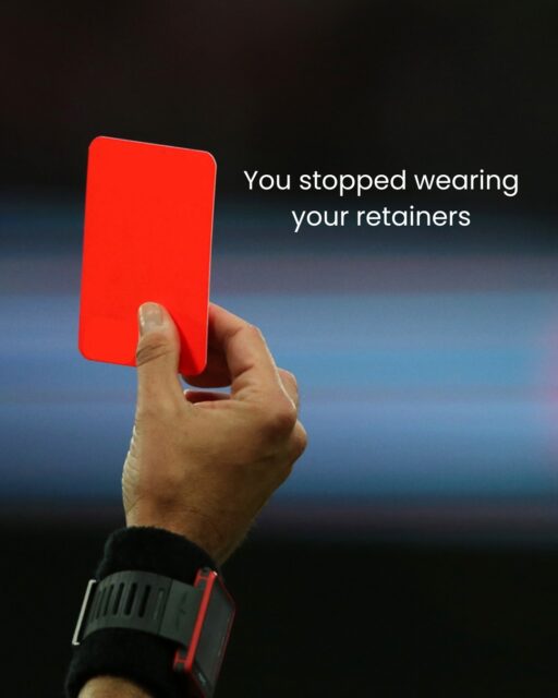 ⚽️🏆 Orthodontic World Cup Red Cards & Yellow Cards 🏆⚽️
Here are some fouls and warnings! 🚩
Here’s the call from the orthodontic referee 🦷👇
🔴 Stopped wearing your retainers
➡️ Retainers keep your teeth in place; wear them as directed to protect your winning smile! Otherwise your teeth will shift!
🟡 Forgot your elastics for one night
➡️ It happens sometimes! Just make sure to get back on track and keep wearing them consistently.
🔴 Missing appointments
➡️ Regular visits keep your treatment moving in the right direction! Missed appointments put you behind.
🟡 Forgot to floss
➡️ It happens! Just get back into the habit to keep your teeth healthy and braces looking great!
🔴 Eating foods you shouldn’t with braces
➡️ Eating foods you should be avoiding can break brackets and slow down treatment.
🔴 Not wearing aligners for 22 hours a day
➡️ This will delay your treatment. Make sure to always wear them exactly as instructed!
⚽️ Keep your smile goals on track and avoid those red and yellow cards! 🦷🏆
#CarrollAndSuttonOrthodontics #WorldCup #BracesTips #SmileGoals