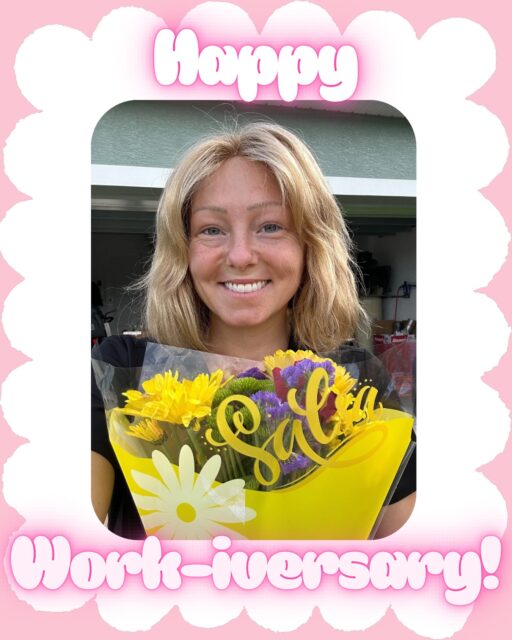 Happy work-iversary, Anja! We are so thankful for you and so glad that you are a part of our work family 🥳✨
#csorthodontics #carrollandsuttonorthodontics #lovewhereyouwork #funworkplace #workiversary