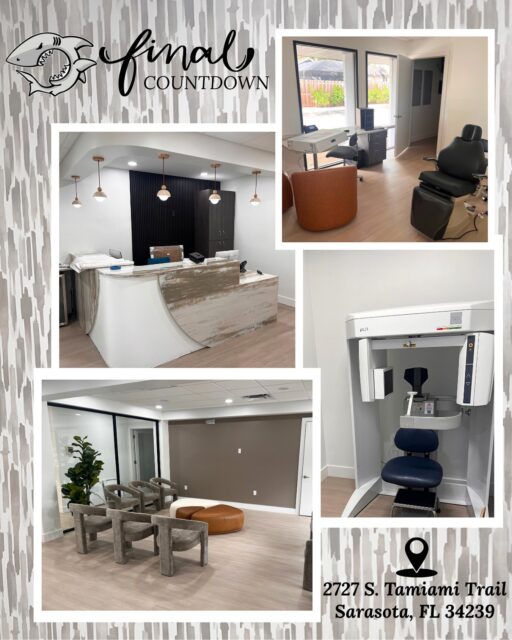 The Final Countdown Begins! ⏳🥳
We’re a short ways away from opening the doors to our brand new space! We are so excited to share some updated photos with you! Make sure to follow along for the latest updates! 
Get ready to experience something amazing — we can’t wait to welcome you soon! 🏢✨
📍 2727 S Tamiami Trail, Sarasota, FL 34239
 
#NewLocation #Sarasota #SarasotaOrthodontist #SRQ #Orthodontics #CarrollandSuttonOrthodontics