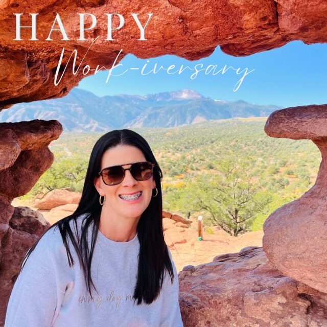 Francine reached her 2 year milestone with CSO—and took the celebration all the way to another state! 🏔️ She was vacationing in beautiful Colorado when the date came — the perfect setting for someone who always takes her work (and adventures) to new heights! 🌄💛
#lovewhereyouwork #workiversary #carrollandsuttonorthodontics #celebrating2years #thankful #awesomeemployee