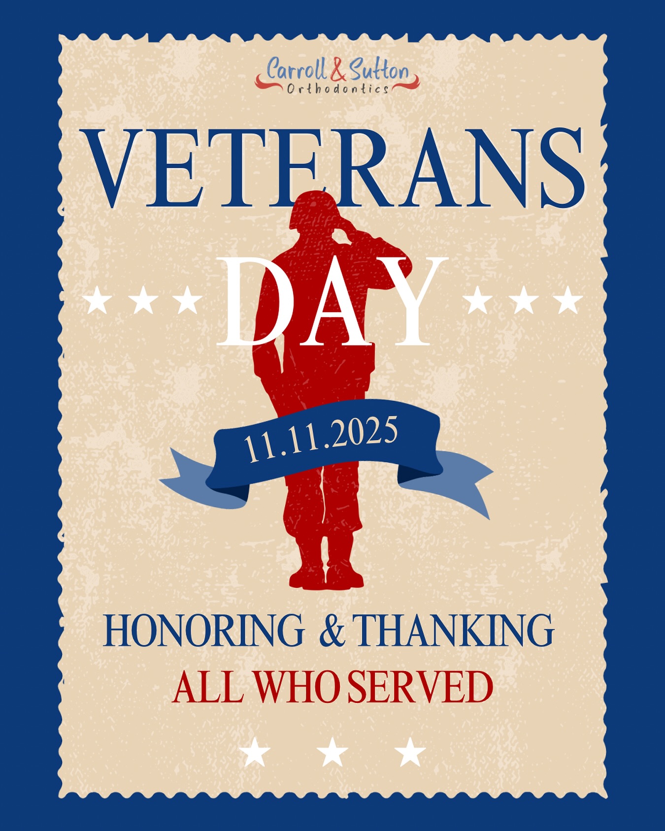 🇺🇸💙♥️🤍 Home of the free because of the brave 🤍♥️💙
Today we pause to honor & thank all who have served our country — your courage, sacrifice, and dedication will never be forgotten. Thank you, veterans!