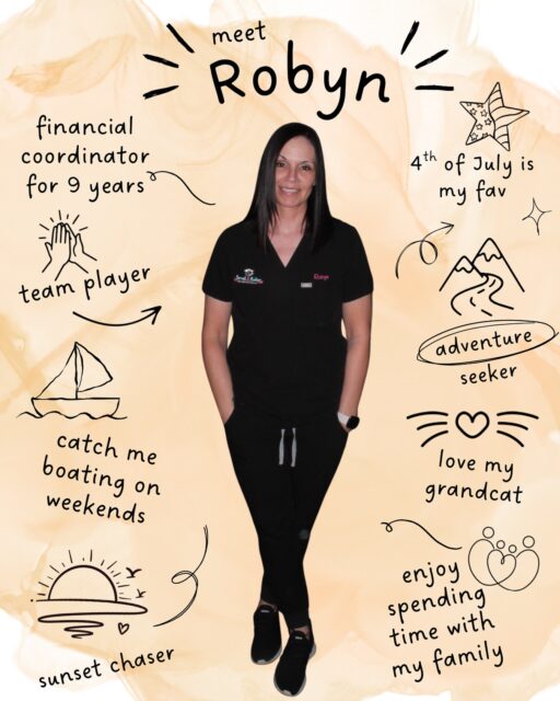 Say hello to Robyn, our financial guru of 9 years 💛
When she’s not at CSO, she’s chasing sunsets, cruising on the water, celebrating the 4th like a pro, and spoiling her grand-cat 🐾🌅🚤✨
We couldn’t imagine this team without her!

#MeetTheTeam #FinanceQueen #CarrollandSuttonOrthodontics #TeamBio