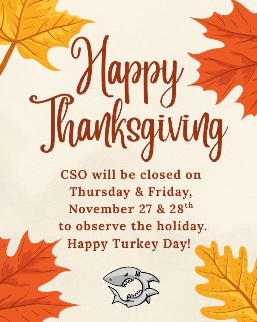Happy Turkey Day! 🦃🍗 We will be closed on November 27 & 28 and open with normal operating hours on Monday, December 1. We hope everyone has a joy filled holiday with family and friends! 

#HappyThanksgiving